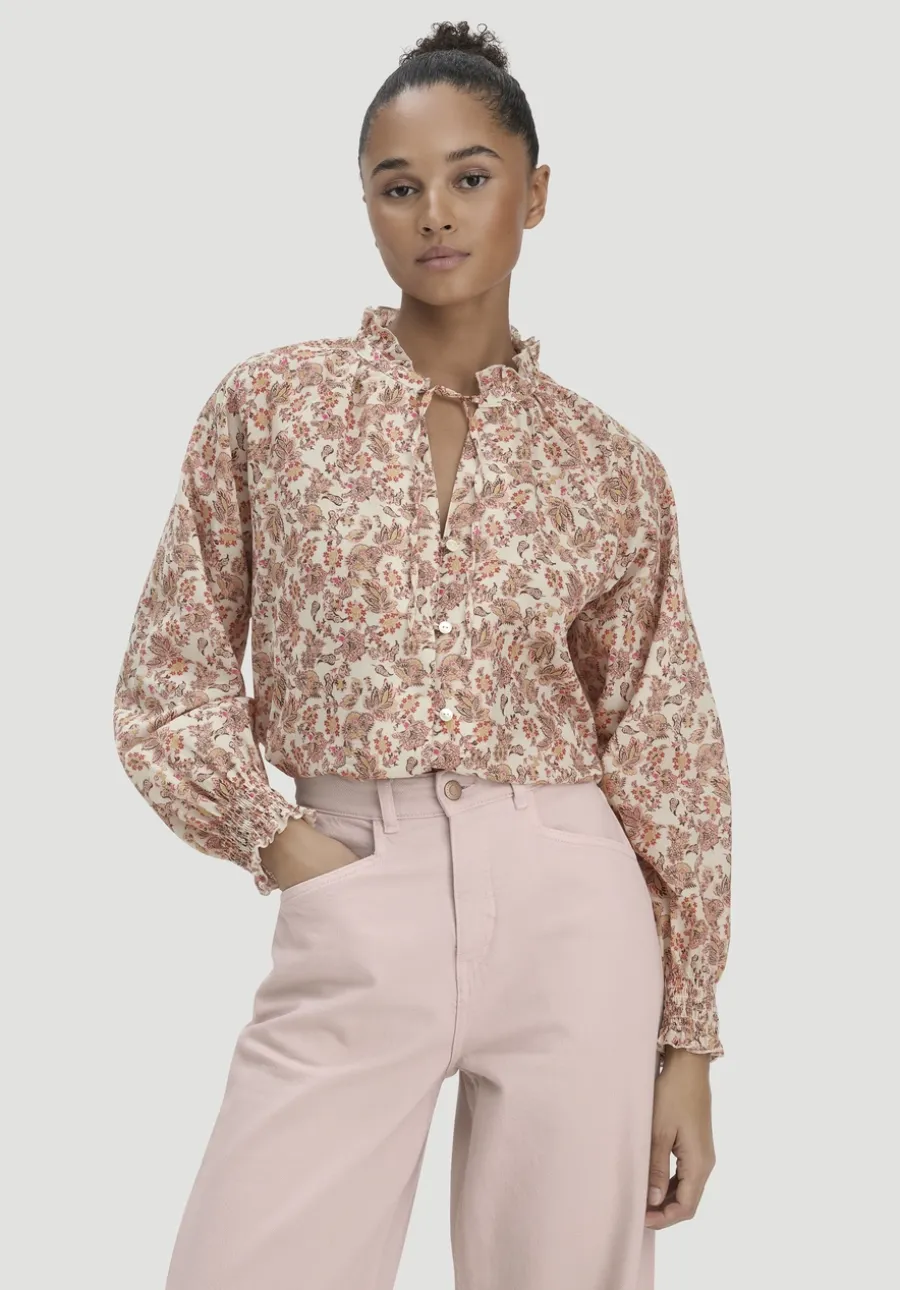 Print Bluse Relaxed aus reiner Bio-Baumwolle von hessnatur