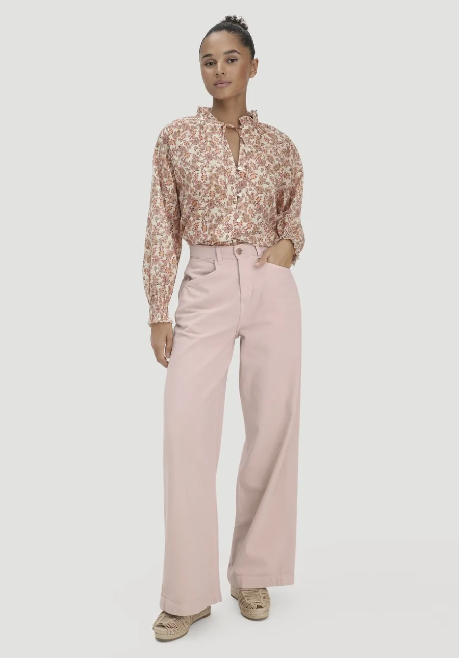 Print Bluse Relaxed aus reiner Bio-Baumwolle von hessnatur