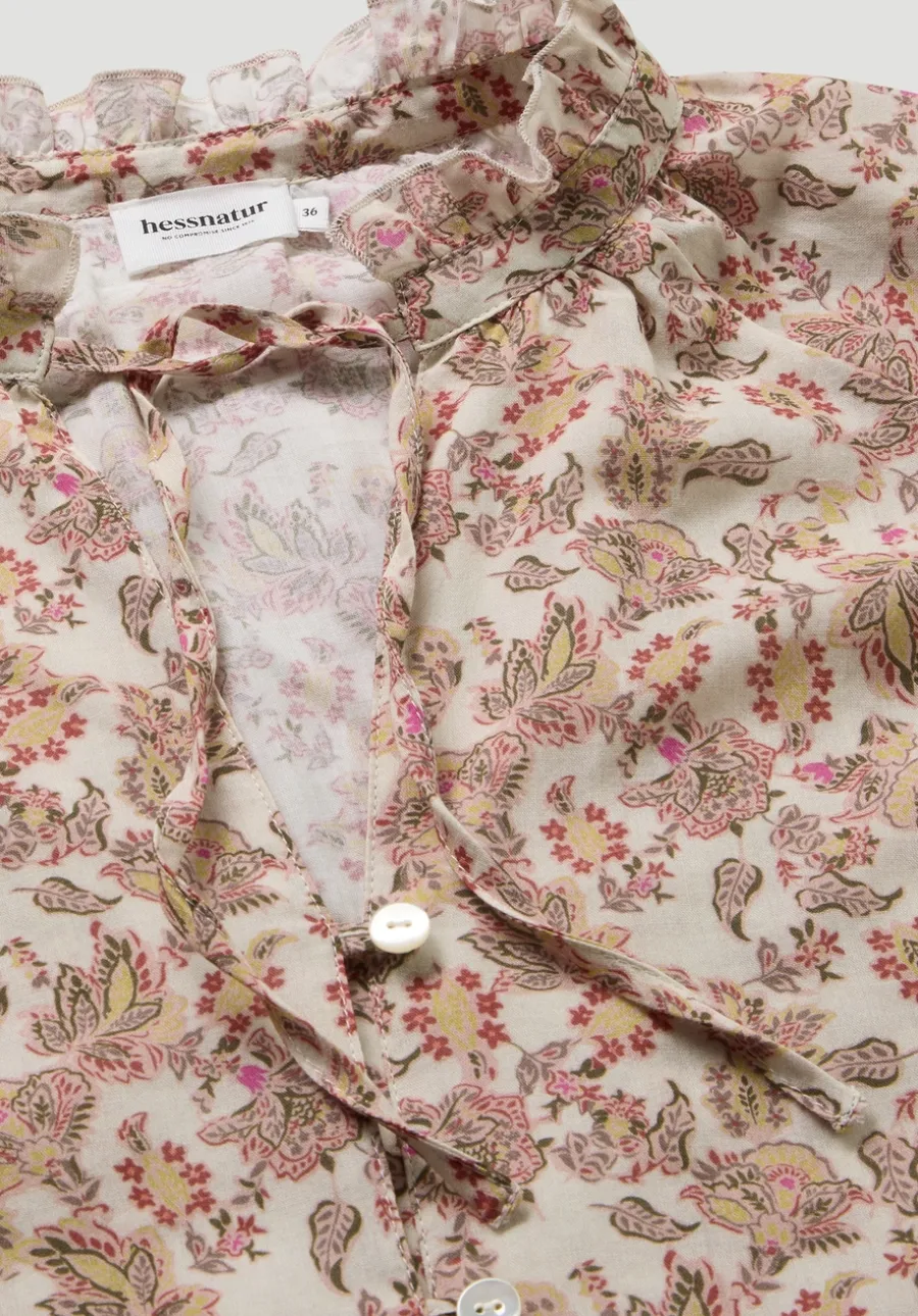 Print Bluse Relaxed aus reiner Bio-Baumwolle von hessnatur