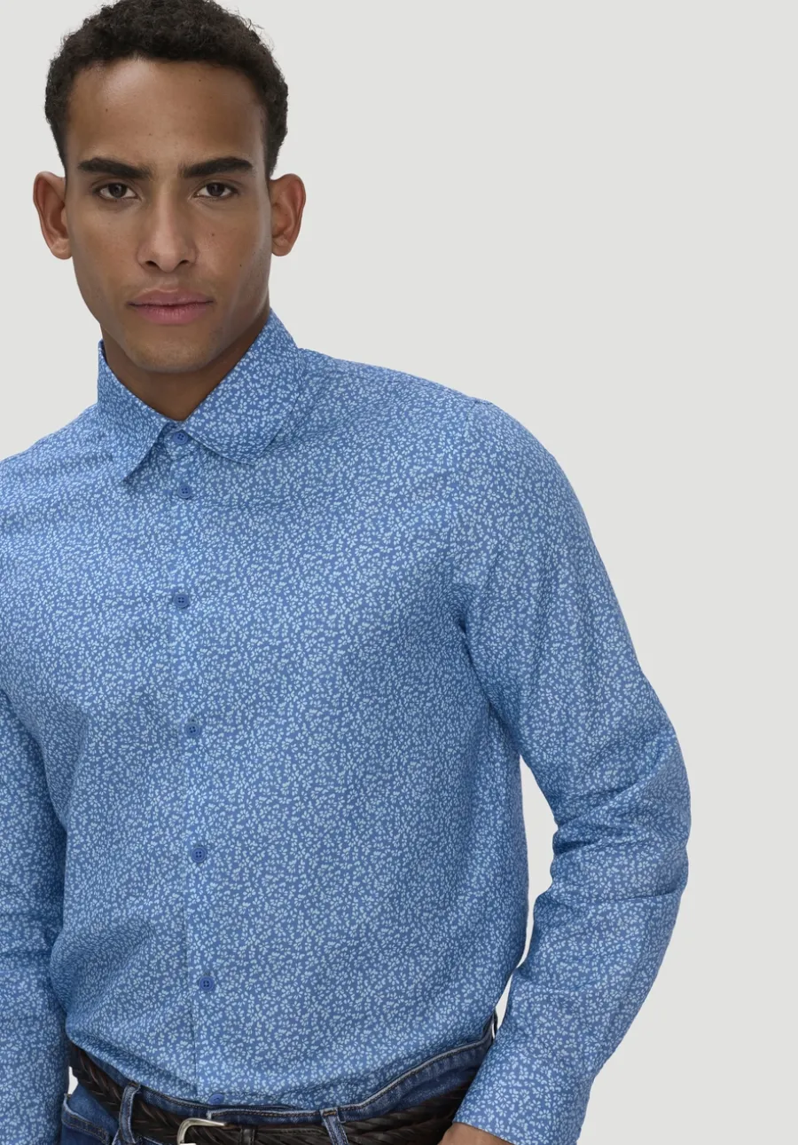 Print Hemd Regular aus reiner Bio-Baumwolle von hessnatur