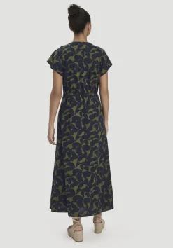 Print Jersey Kleid Knöchellang Relaxed aus reiner Bio-Baumwolle von hessnatur