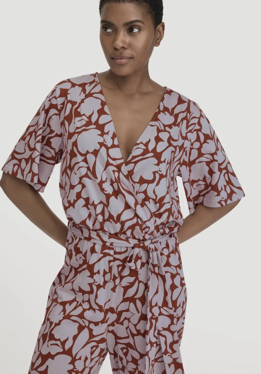Print Jersey Overall Relaxed aus reiner Bio-Baumwolle von hessnatur