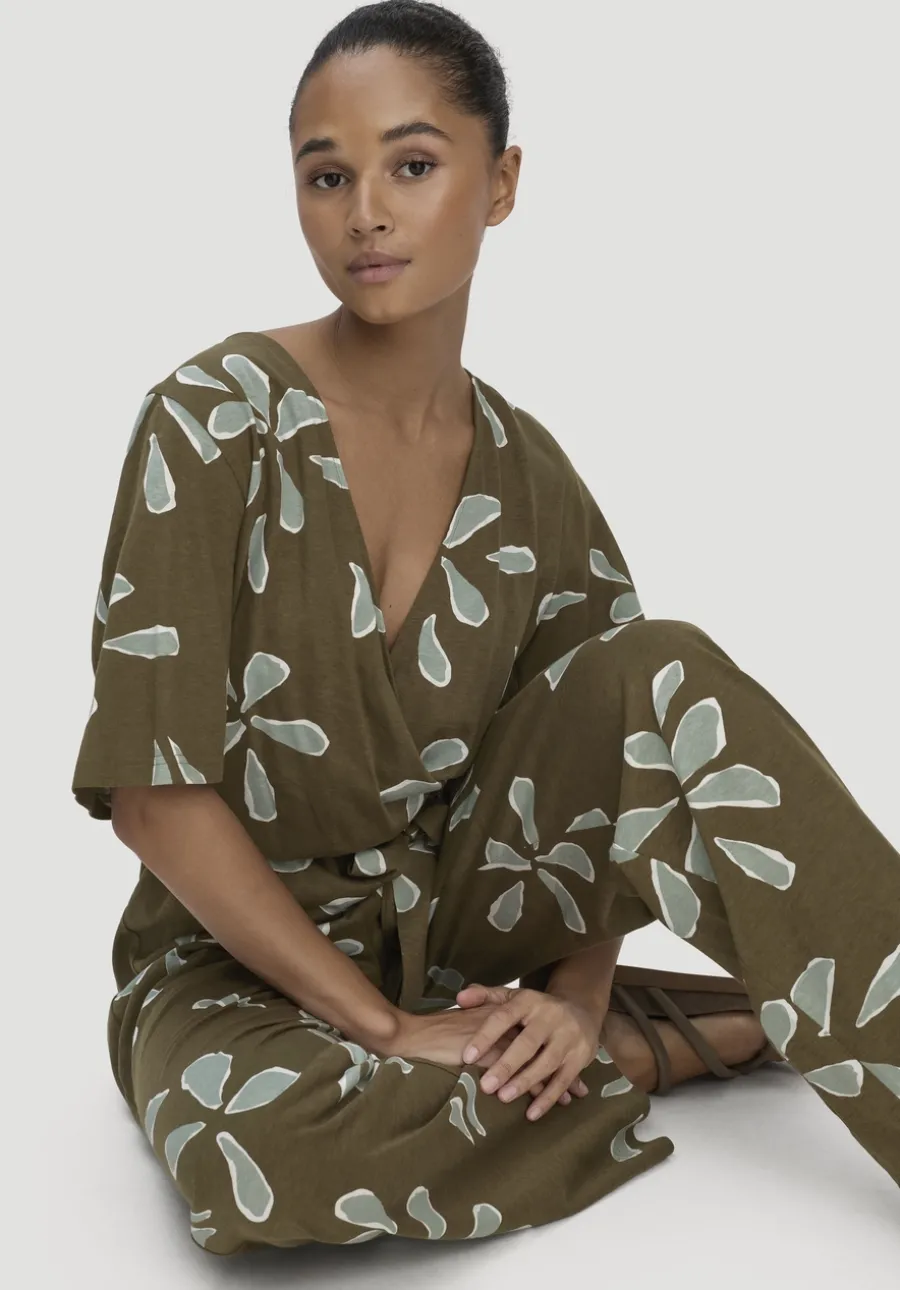 Print Jersey Overall Relaxed aus reiner Bio-Baumwolle von hessnatur