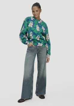 Print Sweatshirt Oversize LIV LEE aus reiner Bio-Baumwolle von hessnatur