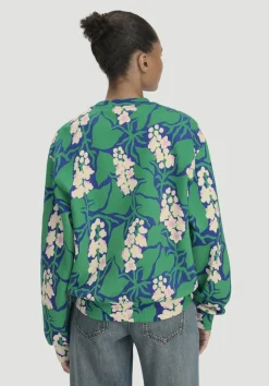 Print Sweatshirt Oversize LIV LEE aus reiner Bio-Baumwolle von hessnatur