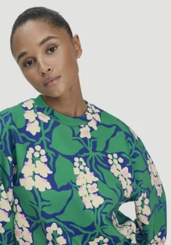 Print Sweatshirt Oversize LIV LEE aus reiner Bio-Baumwolle von hessnatur