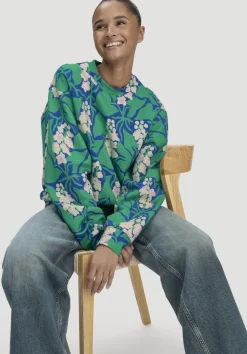 Print Sweatshirt Oversize LIV LEE aus reiner Bio-Baumwolle von hessnatur