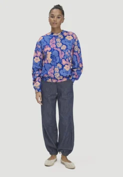 Print Sweatshirt Oversize LIV LEE aus reiner Bio-Baumwolle von hessnatur