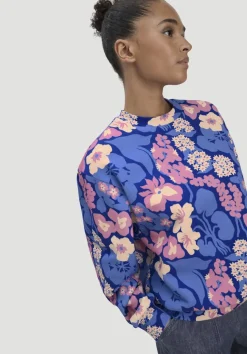 Print Sweatshirt Oversize LIV LEE aus reiner Bio-Baumwolle von hessnatur