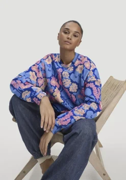 Print Sweatshirt Oversize LIV LEE aus reiner Bio-Baumwolle von hessnatur