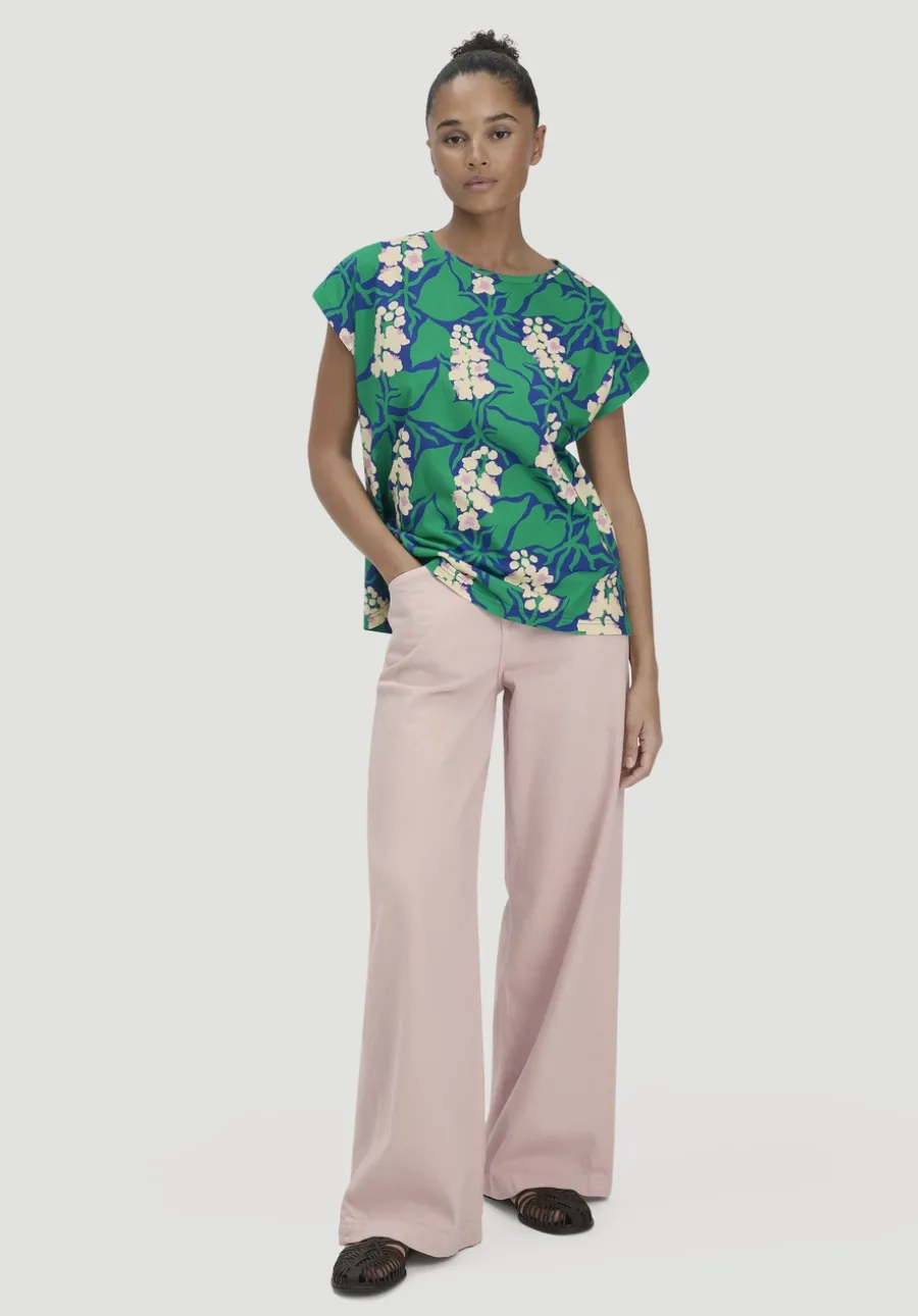 Print T-Shirt Oversize LIV LEE aus reiner Bio-Baumwolle von hessnatur