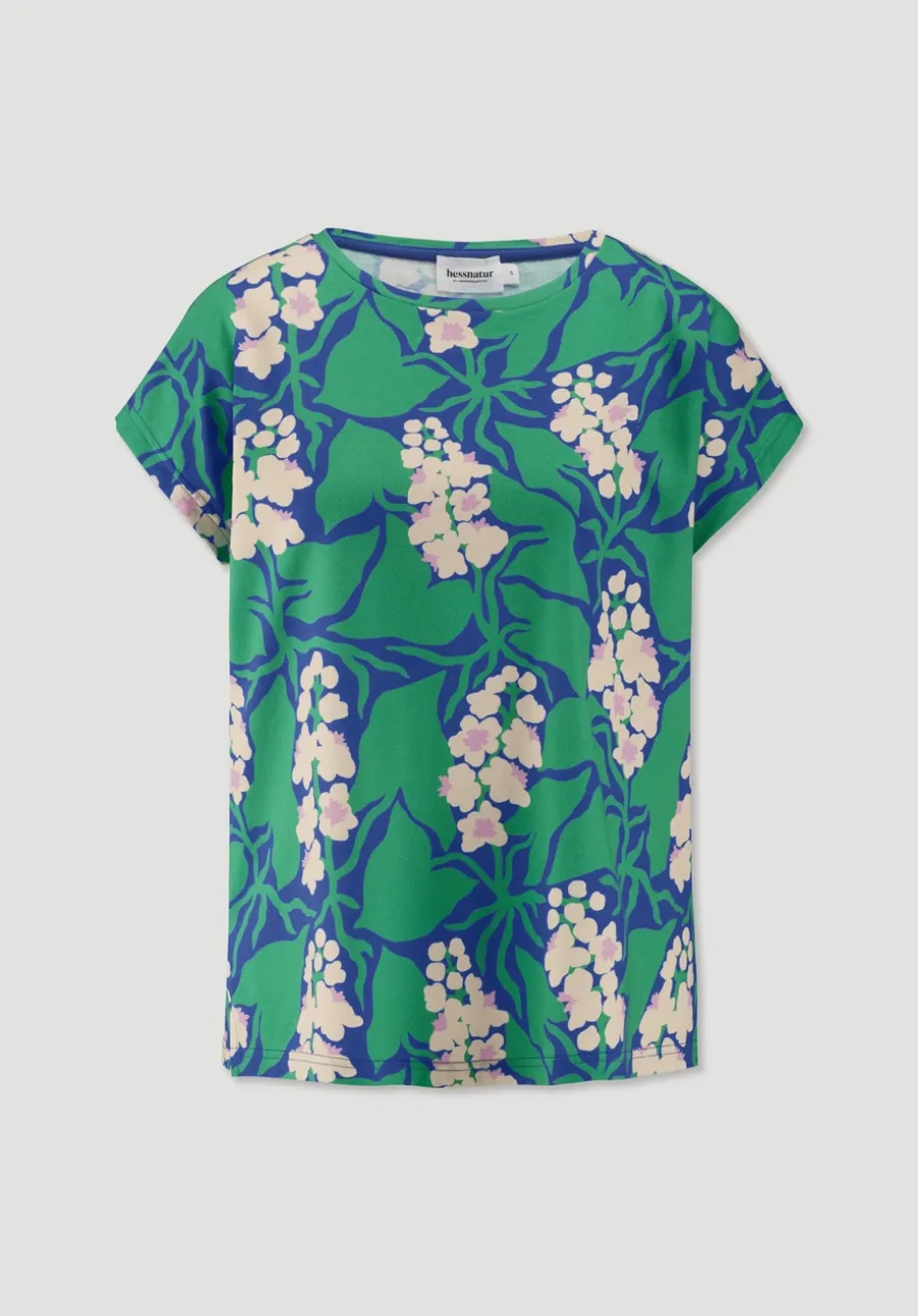 Print T-Shirt Oversize LIV LEE aus reiner Bio-Baumwolle von hessnatur