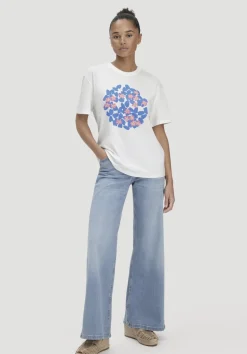 Print T-Shirt Oversize LIV LEE aus reiner Bio-Baumwolle von hessnatur