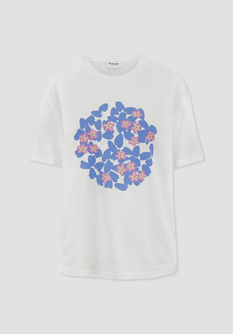 Print T-Shirt Oversize LIV LEE aus reiner Bio-Baumwolle von hessnatur