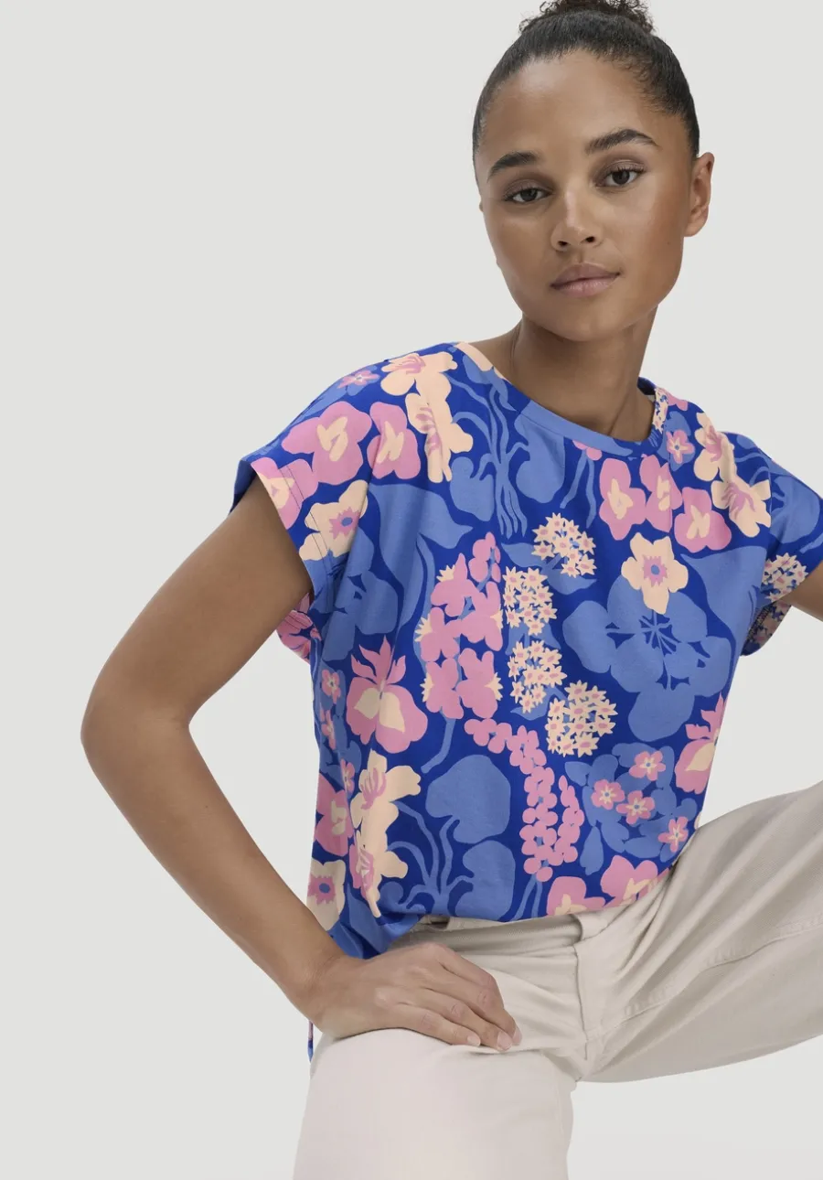 Print T-Shirt Oversize LIV LEE aus reiner Bio-Baumwolle von hessnatur