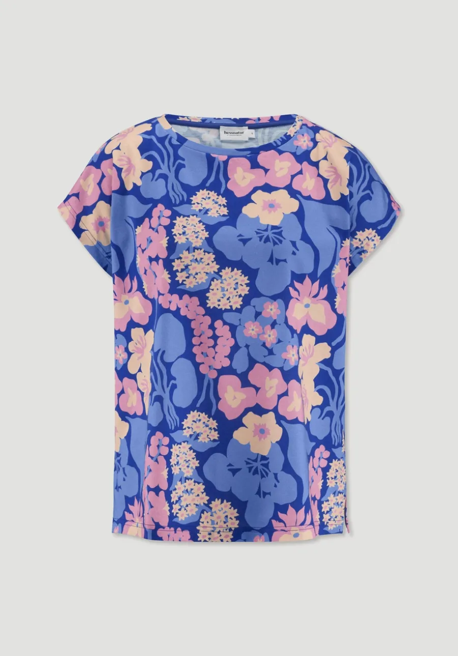 Print T-Shirt Oversize LIV LEE aus reiner Bio-Baumwolle von hessnatur