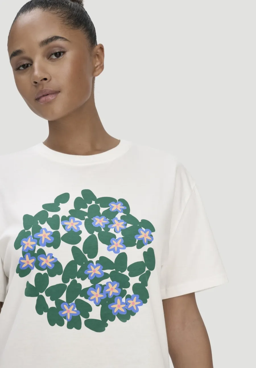 Print T-Shirt Oversize LIV LEE aus reiner Bio-Baumwolle von hessnatur