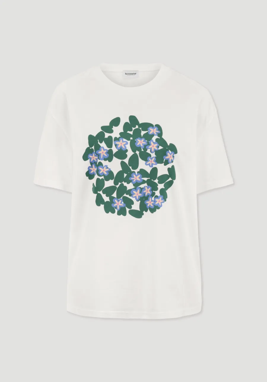 Print T-Shirt Oversize LIV LEE aus reiner Bio-Baumwolle von hessnatur