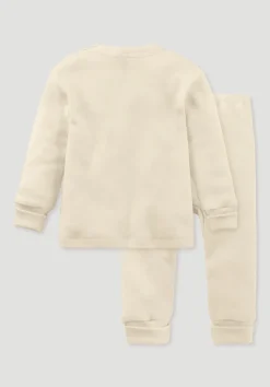 Pyjama aus Bio-Baumwolle mit Bio-Merinowolle und Seide von hessnatur
