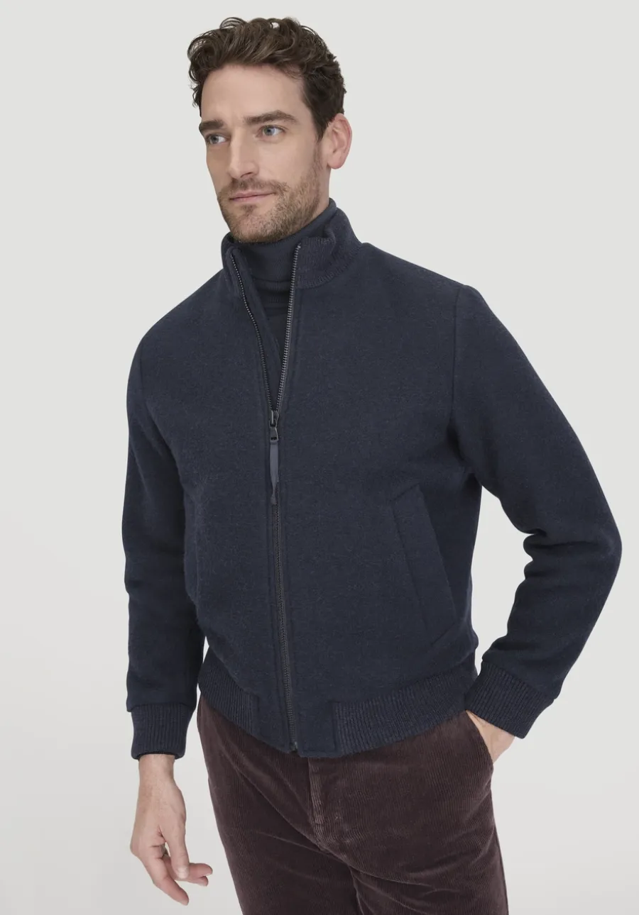 Rhön Blouson Jacke Regular aus regionaler Schurwolle von hessnatur