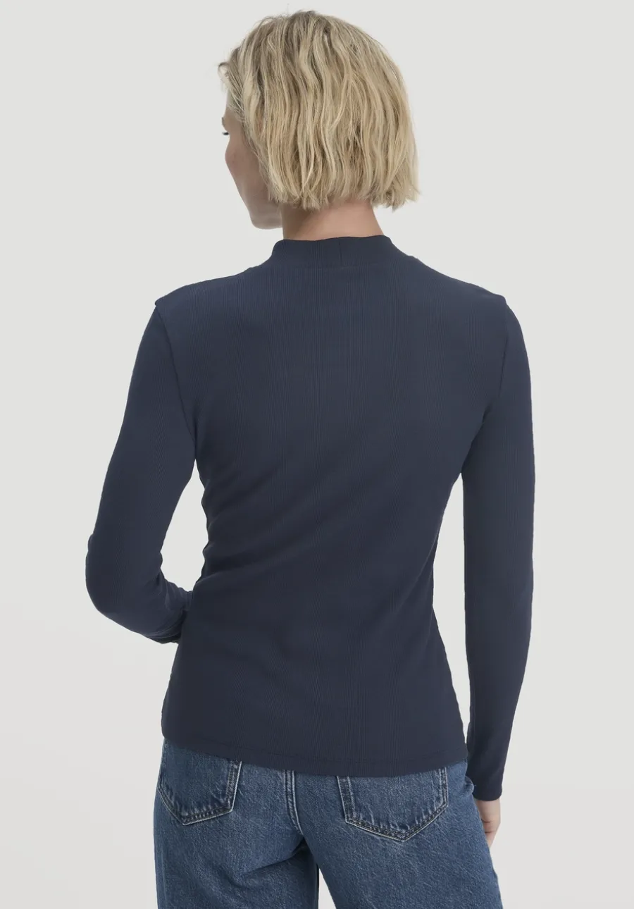 Rib Longsleeve Slim aus Bio-Baumwolle von hessnatur