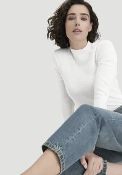 Rib Longsleeve Slim aus Bio-Baumwolle von hessnatur