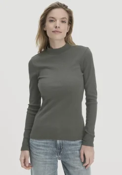 Rib Longsleeve Slim aus Bio-Baumwolle von hessnatur
