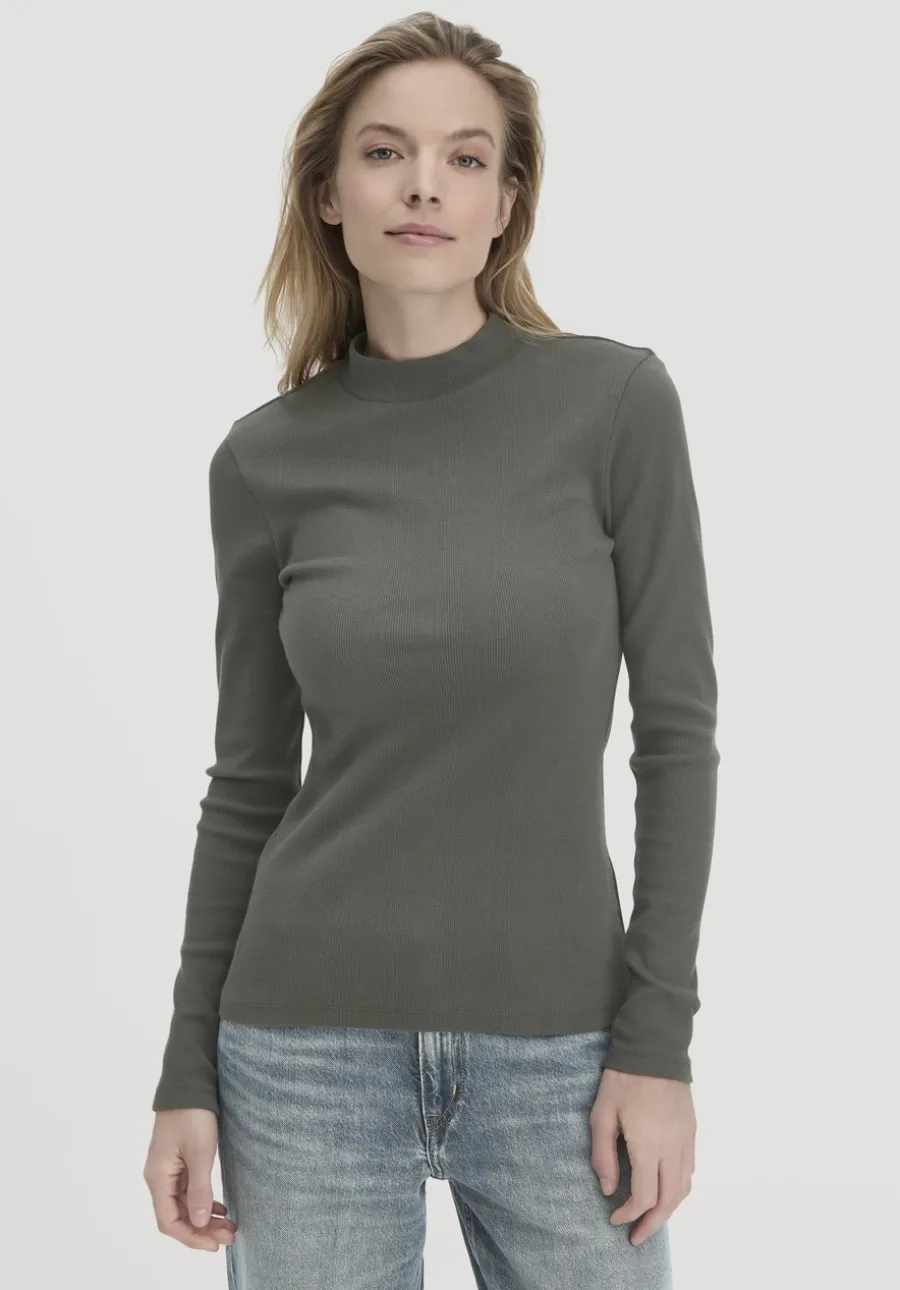 Rib Longsleeve Slim aus Bio-Baumwolle von hessnatur
