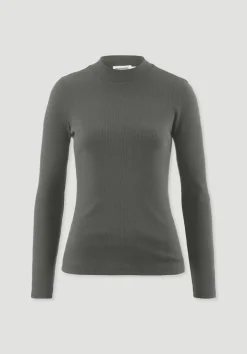 Rib Longsleeve Slim aus Bio-Baumwolle von hessnatur