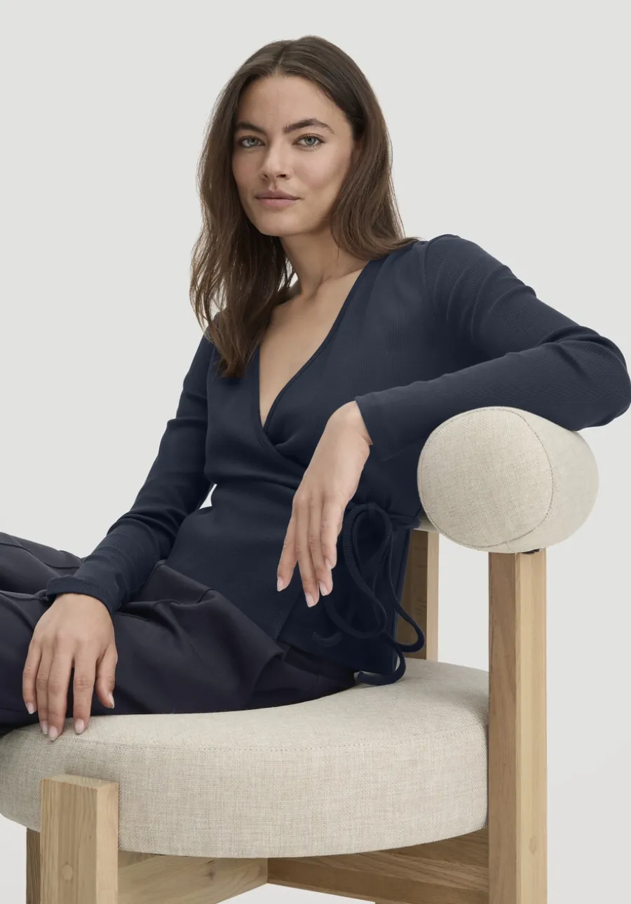 Rib Longsleeve Slim aus Bio-Baumwolle von hessnatur