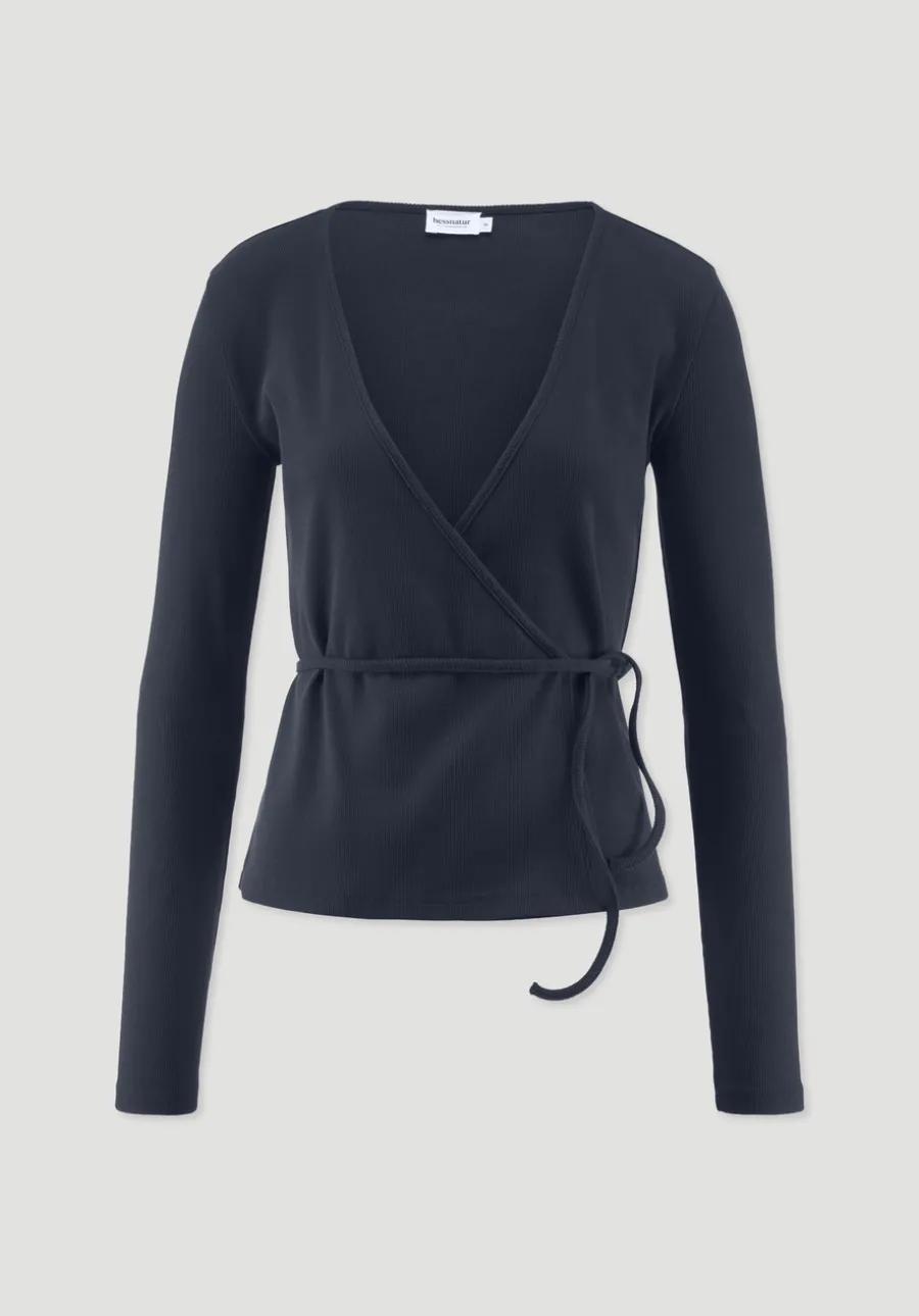 Rib Longsleeve Slim aus Bio-Baumwolle von hessnatur