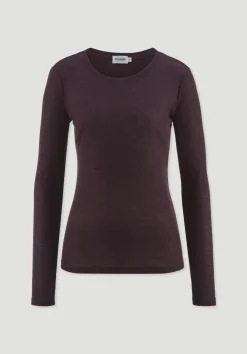 Rib Shirt Slim aus Bio-Merinowolle und TENCEL™ Lyocell von hessnatur