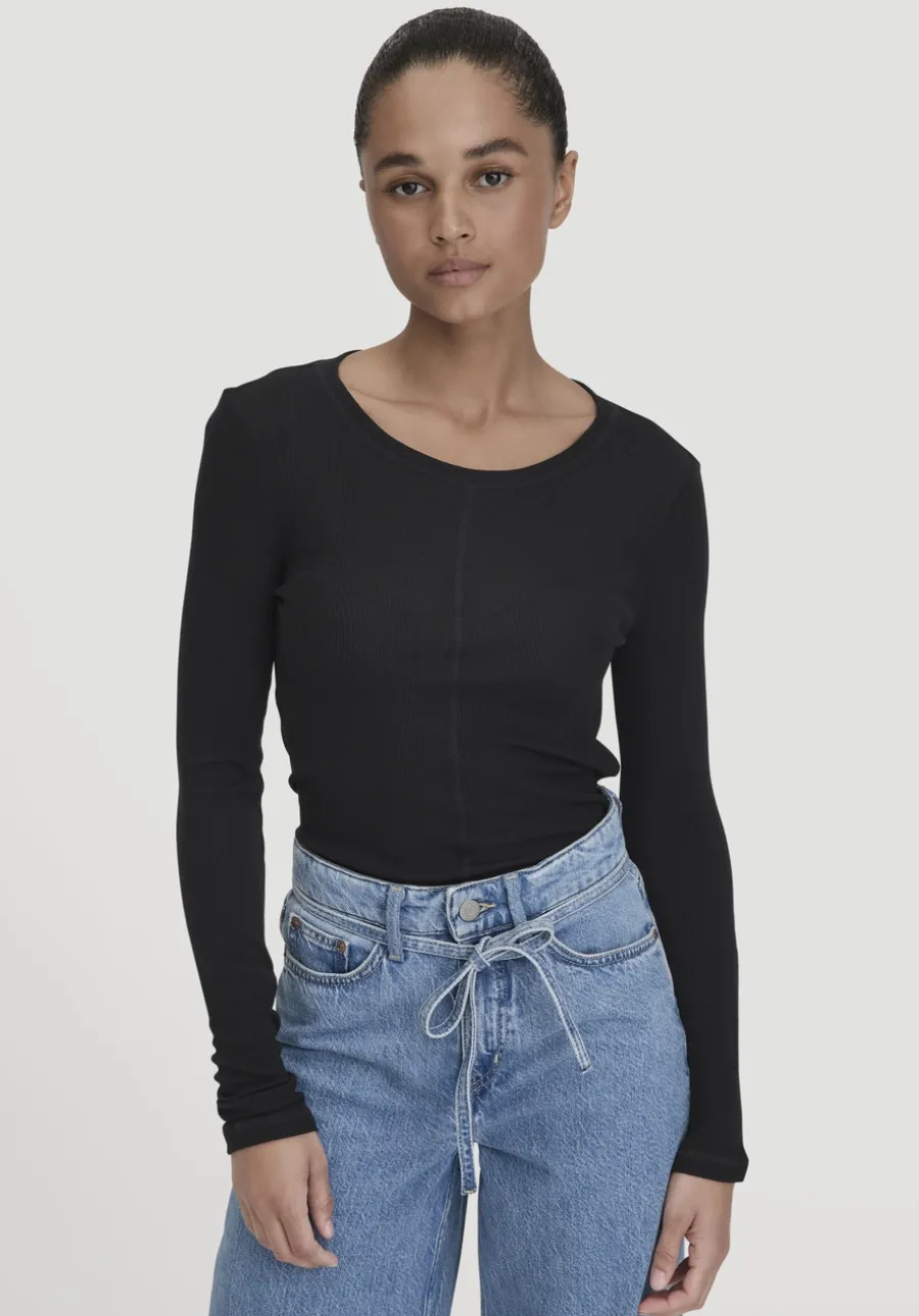 Rib Shirt Slim aus Bio-Merinowolle und TENCEL™ Lyocell von hessnatur