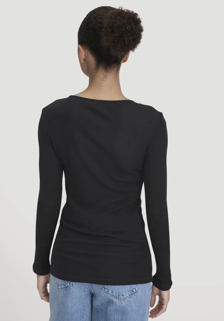 Rib Shirt Slim aus Bio-Merinowolle und TENCEL™ Lyocell von hessnatur