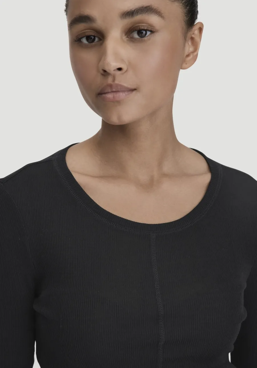 Rib Shirt Slim aus Bio-Merinowolle und TENCEL™ Lyocell von hessnatur