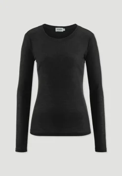 Rib Shirt Slim aus Bio-Merinowolle und TENCEL™ Lyocell von hessnatur