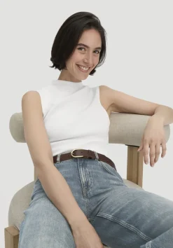 Rib Top Slim aus Bio-Baumwolle von hessnatur