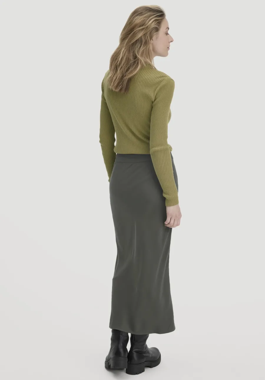Rock Midi Regular aus reiner LENZING™ ECOVERO™ Viskose von hessnatur