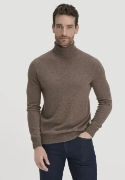 Rollkragen Pullover Regular aus Bio-Merinowolle mit Cashmere von hessnatur