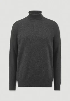 Rollkragen Pullover Regular aus Bio-Merinowolle mit Cashmere von hessnatur