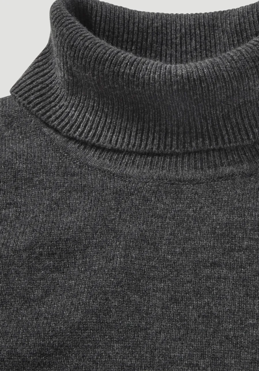 Rollkragen Pullover Regular aus Bio-Merinowolle mit Cashmere von hessnatur