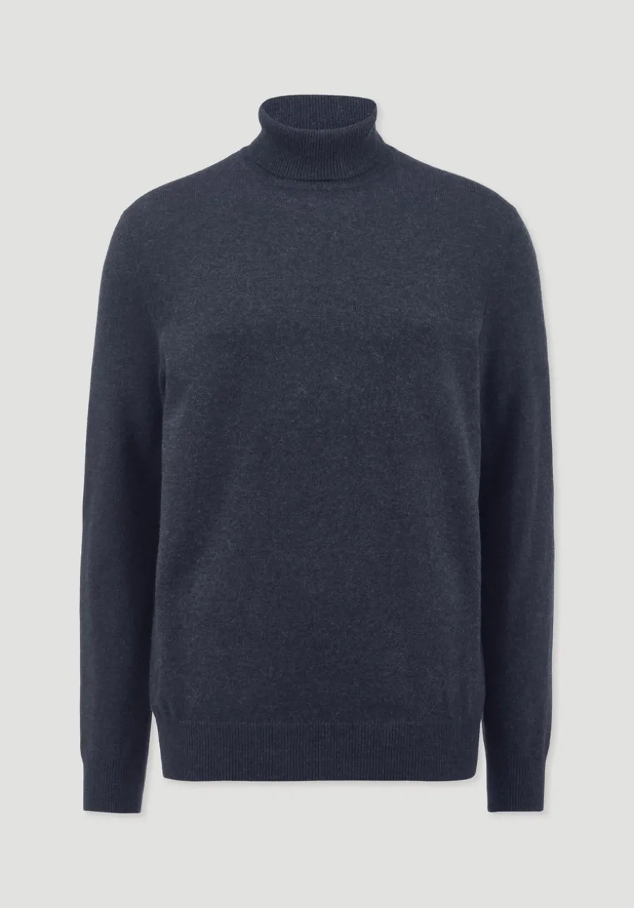 Rollkragen Pullover Regular aus Bio-Merinowolle mit Cashmere von hessnatur