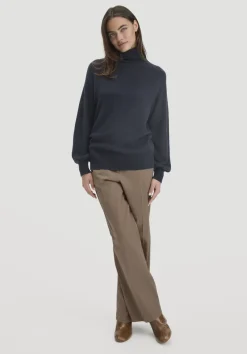 Rollkragen Pullover Relaxed BETTER RECYCLING aus reinem Cashmere von hessnatur