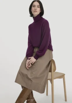 Rollkragen Pullover Relaxed BETTER RECYCLING aus reinem Cashmere von hessnatur