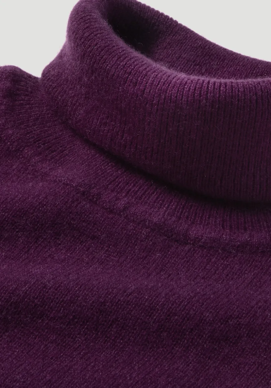 Rollkragen Pullover Relaxed BETTER RECYCLING aus reinem Cashmere von hessnatur