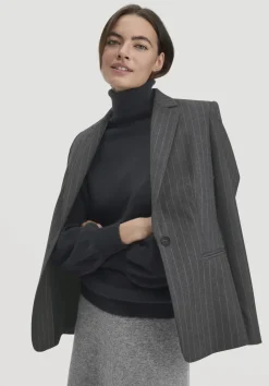 Rollkragen Pullover Relaxed BETTER RECYCLING aus reinem Cashmere von hessnatur
