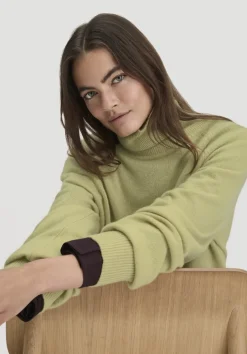 Rollkragen Pullover Relaxed BETTER RECYCLING aus reinem Cashmere von hessnatur
