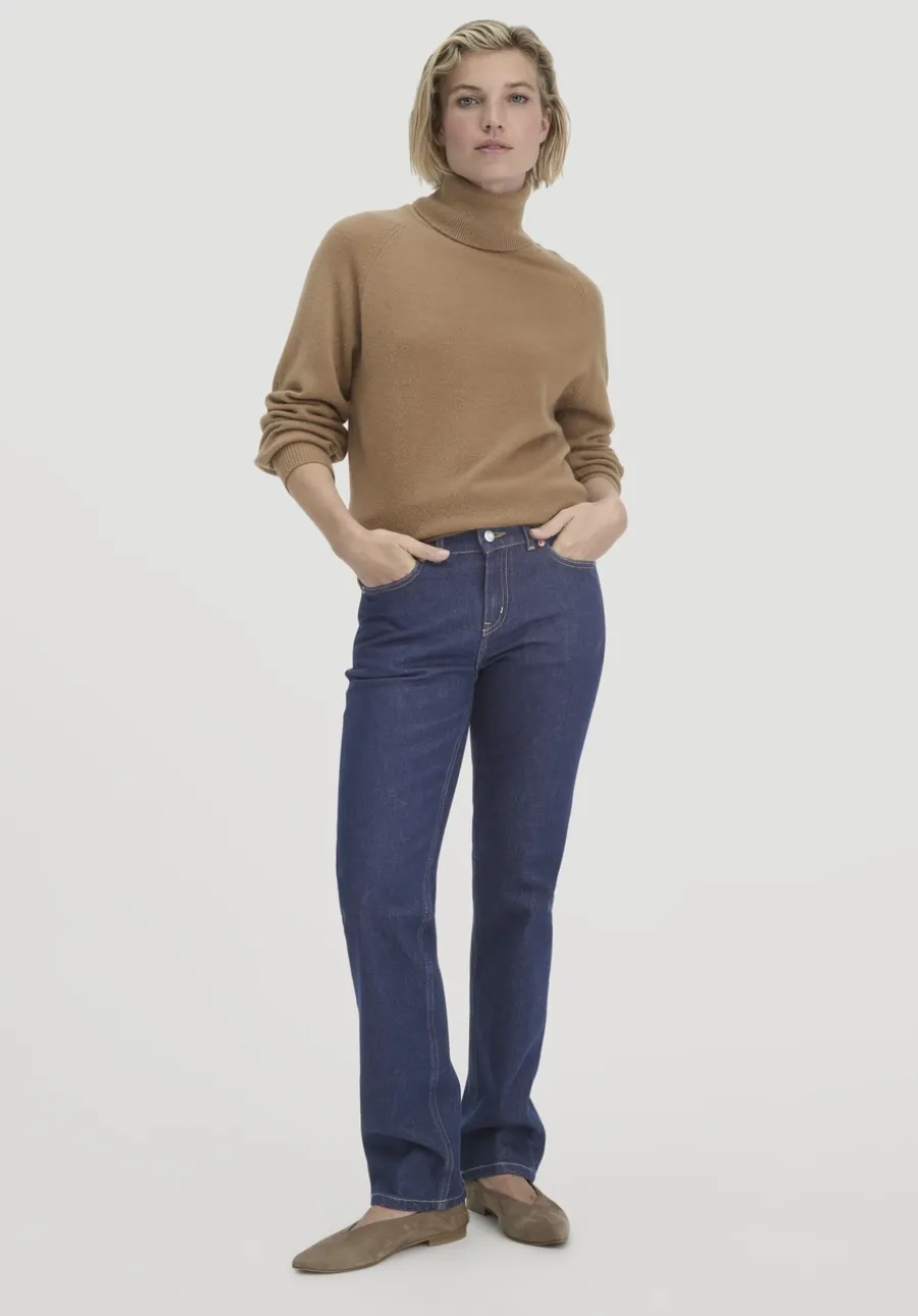 Rollkragen Pullover Relaxed BETTER RECYCLING aus reinem Cashmere von hessnatur