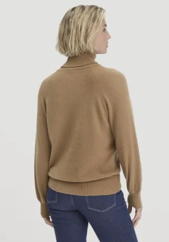 Rollkragen Pullover Relaxed BETTER RECYCLING aus reinem Cashmere von hessnatur