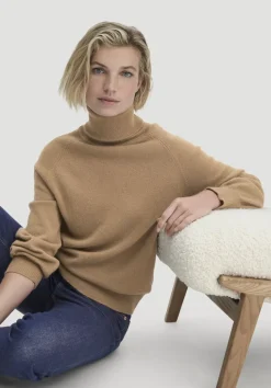 Rollkragen Pullover Relaxed BETTER RECYCLING aus reinem Cashmere von hessnatur